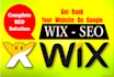 do wix SEO optimization of you wix website in google ranking