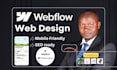 design a professional responsive webflow websites