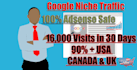 drive real country targeted low bounce rate traffic for 30 days