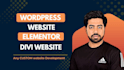 be your expert for divi wordpress website, divi builder, theme customization