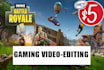 do professional gaming video editing in reasonable price