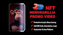 create a spectacular 3d nft baseball card pokémon card promo