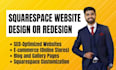 do squarespace website design or redesign