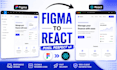 convert figma to react nextjs pixel perfect UI with tailwind