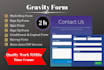 create an advance responsive gravity form for wordpress site