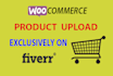 do woocommerce product upload, product listing