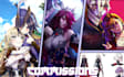 create commercial, 2d vtube , original character, gaming art