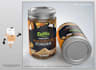 packaging, box dieline and labels designs for printing