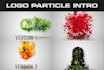 create a logo particles intro 8 in 1