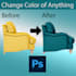 change the color of a photo or product to any color