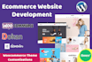 create wordpress ecommerce website with customization, fix issue