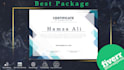 make custom certificate design , award , diploma