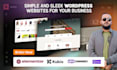 design wordpress website, clone website and fix wordpress error