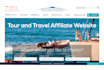 create travel tour affiliate website