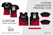 design jersey and print ready sublimation pattern files
