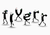 make a CARTOON font animation of your website or a message
