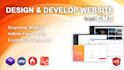 do develop any website with cms in php