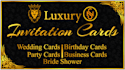 design an elegent invitation card for your events