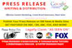 write a press release and distribute it to get buzz