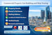 do commercial property list building and skip tracing