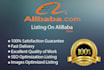 do professional product listing on your alibaba store
