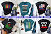 do trendy typography t shirt design and custom t shirt