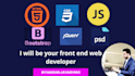 convert your PSD to HTML, xd to HTML responsive website