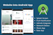 convert your website to webview app using android studio