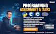 do programming assignments in python java PHP and c