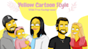 turned yellow simpsons or cartoons in 3 hours