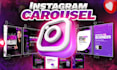 design an attractive, creative carousel post for your instagram