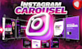 design an attractive, creative carousel post for your instagram