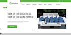 create a professional website for a solar energy agency