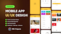 design mobile app UI UX in figma for ios and android