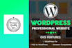 create business website on wordpress