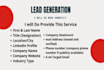 do data entry,leads generation,data mining and database linkedin leads