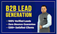 do targeted b2b lead generation and linkedin data research