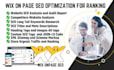 do wix SEO on page optimization, custom meta tags and schema markup