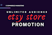 do etsy store promotion and listing optimization