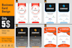 design business card in classic style