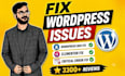 fix wordpress issues, errors, bug or elementor problems