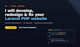 develop, redesign, or fix your laravel PHP website