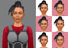 create a character facial expression sheet