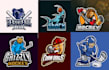 do sports baseball basketball hockey golf  logo,badge,emblem or mascot