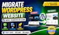 migrate, transfer, move or clone wordpress website safely