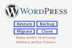 migrate, transfer or clone wordpress website quickly