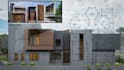 do architectural design, plans elevations sections