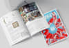 design professional magazine layout and cover