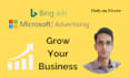 setup, optimize, and manage profitable microsoft bing ads PPC campaigns