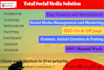 be your social media marketing manager